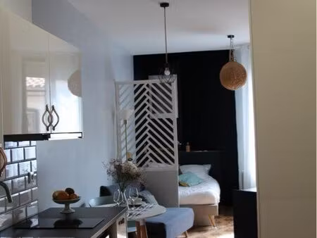 ? studio 27 m² – réservé étudiant – bail 9 mois – tout équipé