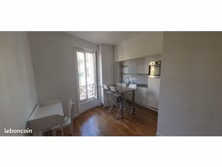 appart. meublé f2 32m² asnières centre