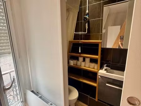 beau studio rénové 13m2 meublé asnières sur seine proche metro