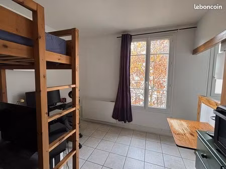 studio 20m² meublé métro marcel sembat