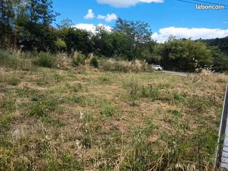 terrain constructible à 5mn d'aubenas