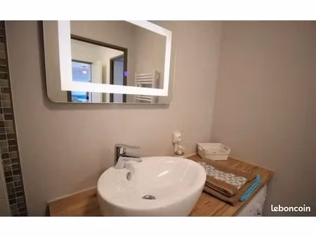 appartement t2 meublé avec terrasse et parking prive