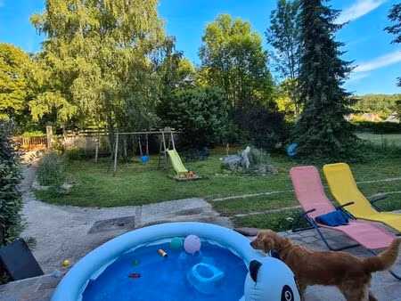 maison familiale mitoyenne de 165 m² avec jardin  bois privé et rivière – boissy-la-rivièr