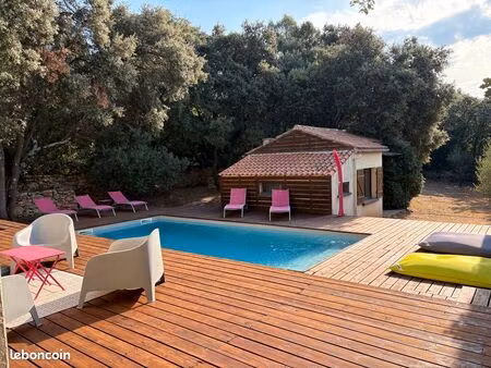particulier à particulier villa contemporaine - piscine - au calme sans vis à vis sur 6500