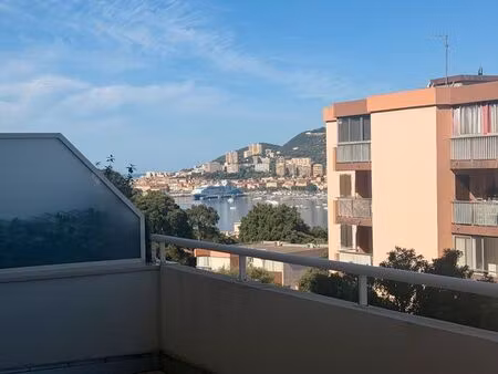 t2 quartier pietralba avec terrasse vue mer et garage