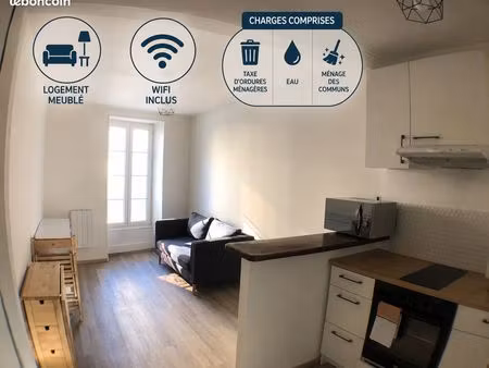 joli t2 lumineux 31m² centre ville