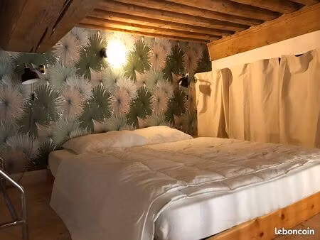 location studio 16m² + mezzanine de 8m²
