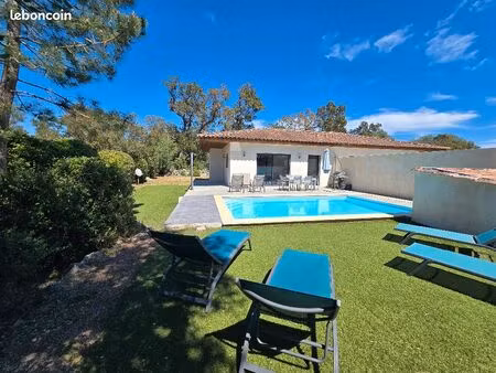 a saisir 650 mois - porto vecchio à louer villa meublée 70 m² - 2 chambres 2 salles de bai