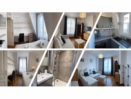f2 meublé | 30m2 | 100m d’olympiades ligne 14 | 7ième étage | dispo le 16/07