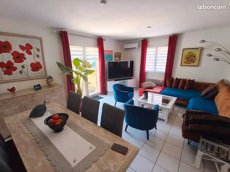 villa 4 faces plain pied + jardin + garage