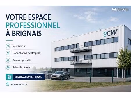 bureaux équipés à brignais