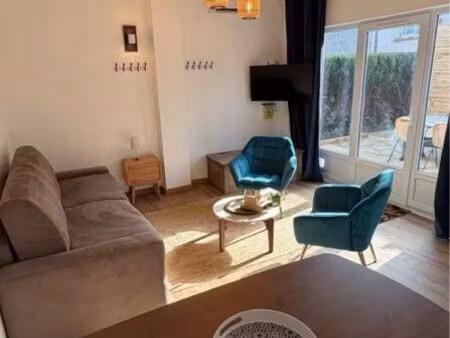 location meublée petite maison climatisée avec terrasse  proche métro