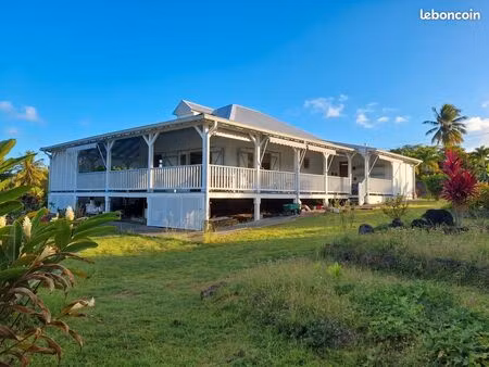 splendide villa créole avec vue mer à sainte-rose