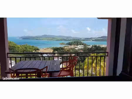 appartement f3 70m² vue mer trinité