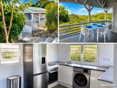 investissement locatif - 2 appartement meublés loués - jabrun - morne a l'eau