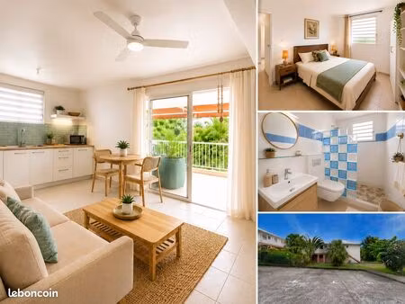 appartement t2 meublé avec terrasse – le diamant