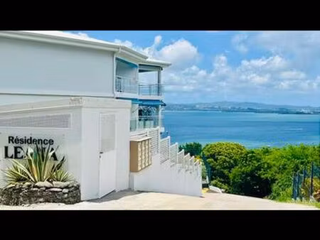 vue exceptionnelle sur anse mitan pour cet appartement de 4 pièces