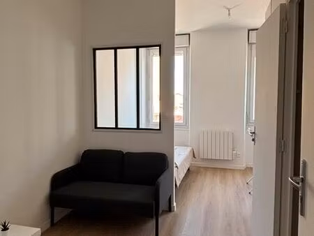 location studio meublé  baille