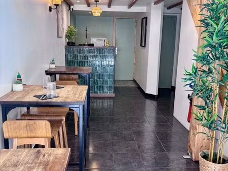 restaurant clé en main – charpennes villeurbanne – 60 m² – 22 couverts – extraction
