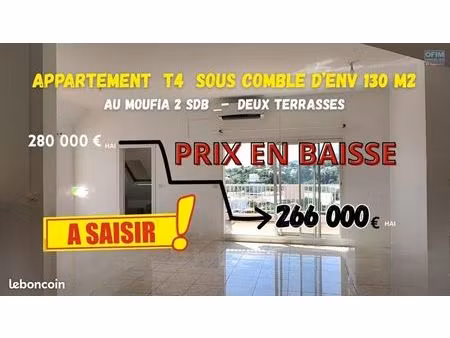 appartement 4 pièces 100 m²