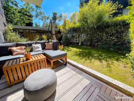 rare — t3 rez-de-jardin avec jardin privatif de 70 m² + parking · résidence standing · le 