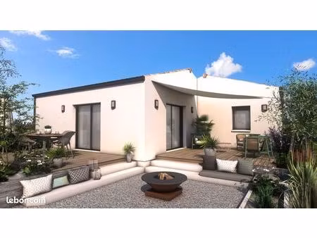 projet de construction d'une maison 3 chambres de 80.68 m² sur un terrain à bâtir de 402 m