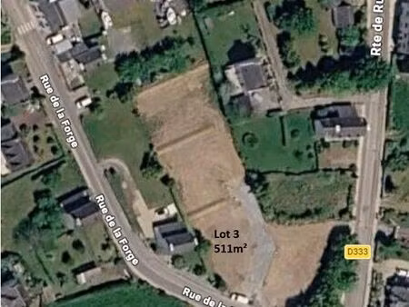 terrain 511m² à logonna-daoulas