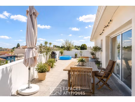 appartement en attique avec rooftop au haillan