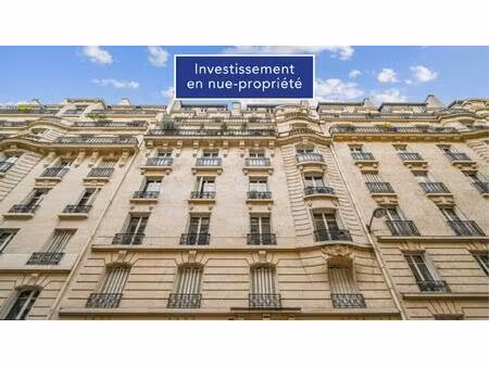 investissement en nue-propriété a paris 16eme arrondissement