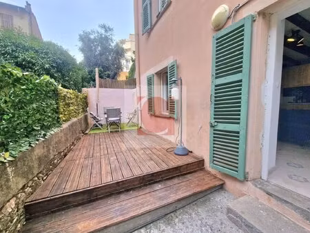 nice grosso ; studio avec grande terrasse au calme
