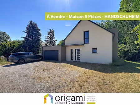 nouveauté en co-exclusivité - maison contemporaine à vendre sur handschuheim