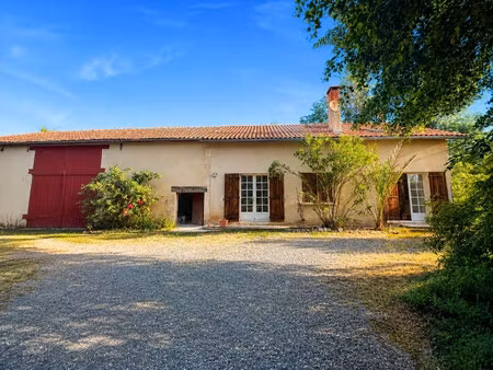 maison plain pied 3 chambres avec grange attenante  terrain de 1150m2