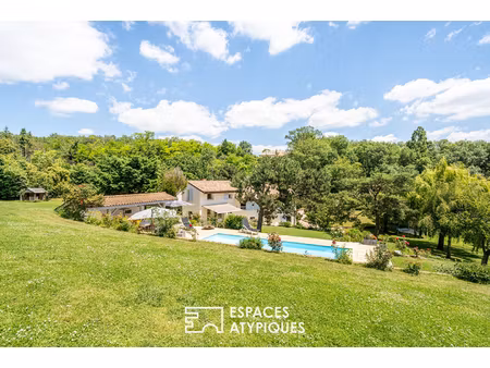 maison familiale dans un cadre bucolique