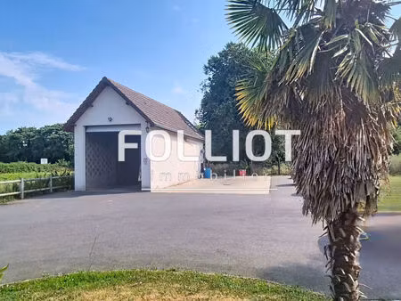 à vendre terrain à bâtir de 558 m² avec garage de 50 m² à saint-planchers