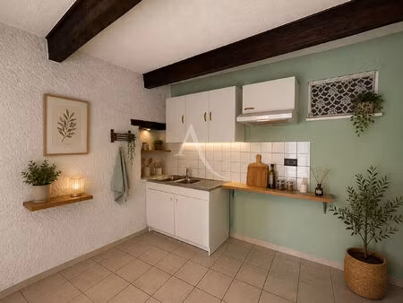 vente appartement 2 pièces  38.22m²  volonne