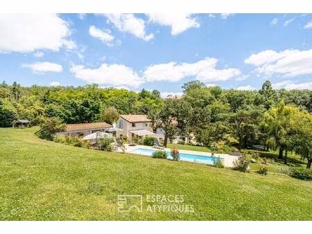 maison familiale dans un cadre bucolique