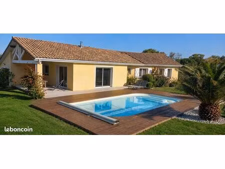 t5 – 124 m² – piscine – terrain arboré de 1 500 m² – lasserre-pradère