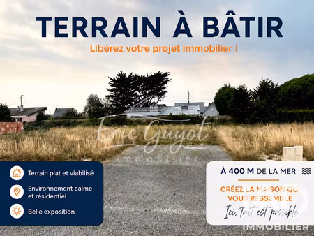 vente terrain 541 m² à portbail (50580)  119 000 €