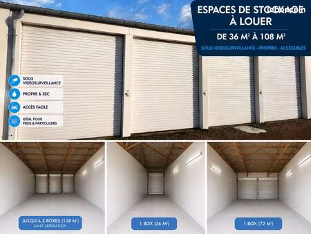 box/garage/entrepot de stockage