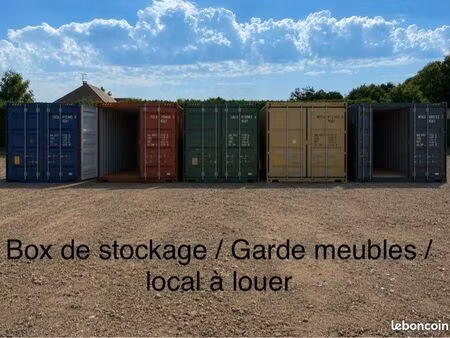 box à louer / garde meubles / local de stockage