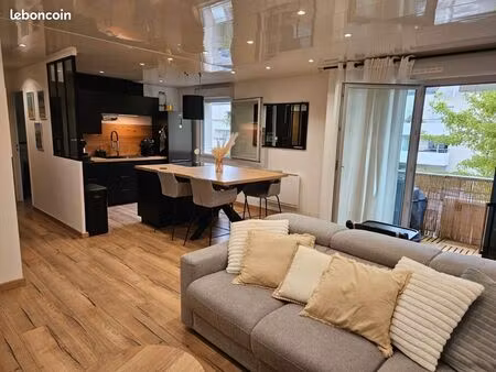 appartement t3 lumineux 65m² (60 46m² carrez) avec balcon – joué-lès-tours