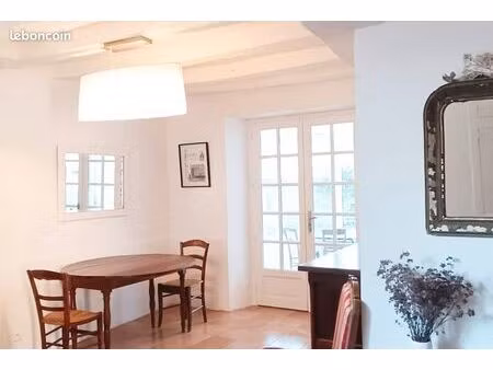 maison meublée atypique à louer avec deux jardins – 80 m² – l’île-bouchard