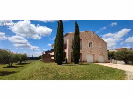 maison récente à saint gervais vallée de la cèze proche uzès vue exceptionnelle