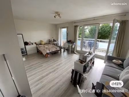 studio 35m2+11m2 balcon à suresnes /t2 belvédère