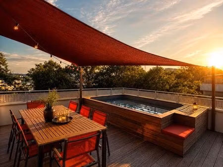 t3 rooftop avec piscine