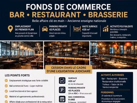 restaurant 435 m² rueil malmaison
