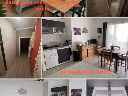 studio meublé 31 6 m² avec terrasse – proche iut  inspé  hôpital