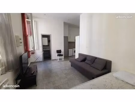 p1 nîmes meublé 28m2 quartier marronniers/gare