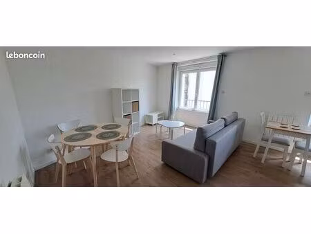 t2 meublé de 42 m2 pour étudiant avec garage