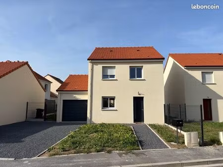 maison individuelle récente 2023 – 90 m² – 3 chambres – garage – jardin – disponible début
